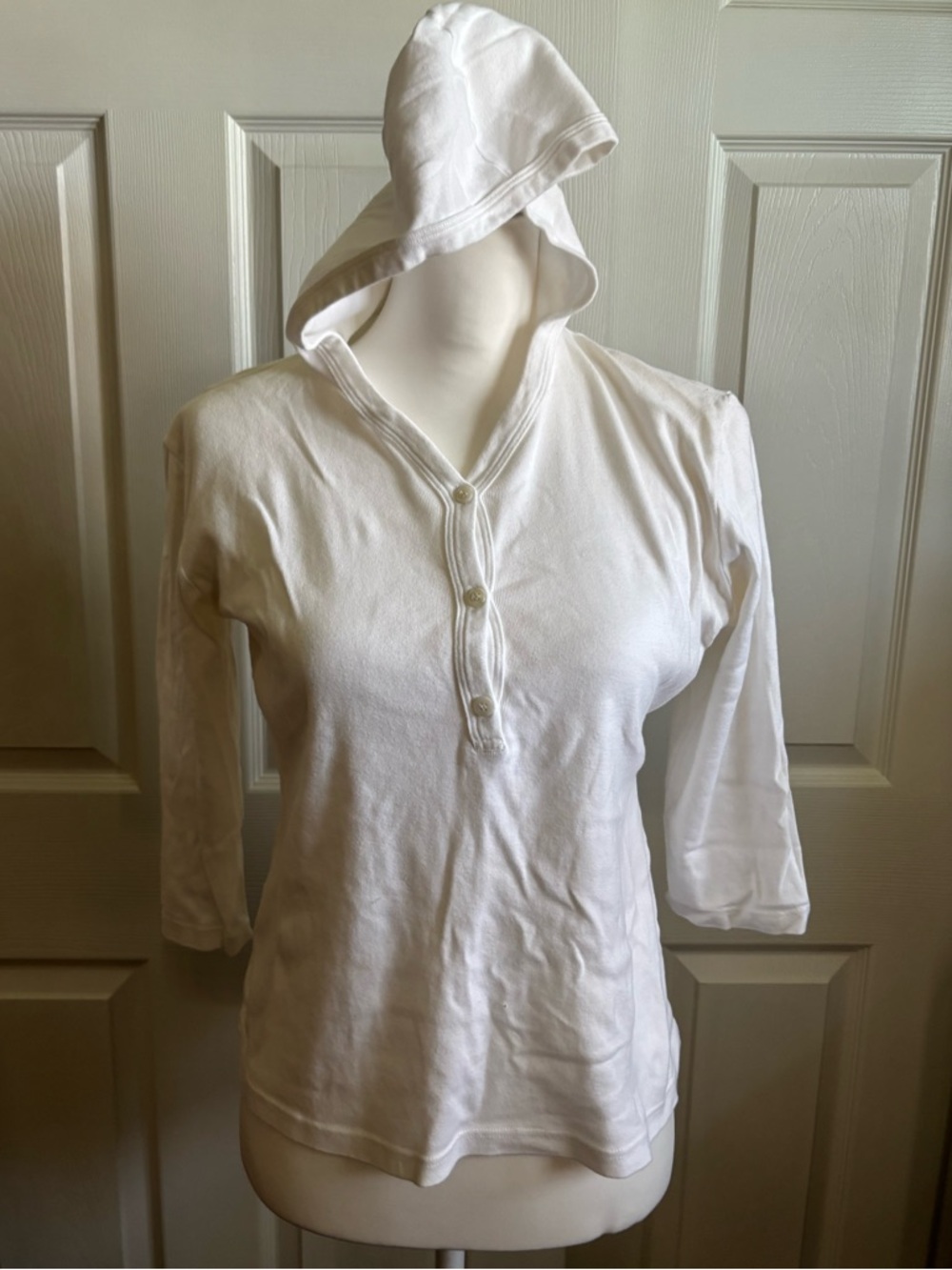 Vintage Susquehanna Trail Outfitters 100% Cotton Womens Hooded Long Sleeve Top